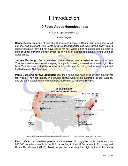 The Economic Consequences of Homelessness in The US