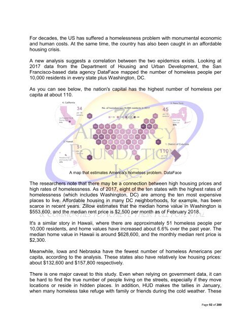 The Economic Consequences of Homelessness in The US