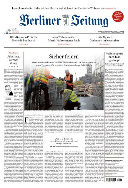 Berliner Zeitung 20.11.2018