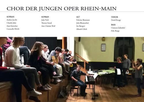 La Dame Blanche | Programmheft | Junge Oper Rhein-Main | 2017