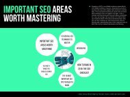 IMPORTANT SEO AREAS WORTH MASTERING