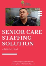 Senior Assisted Living | Senior Care Staffing Solution