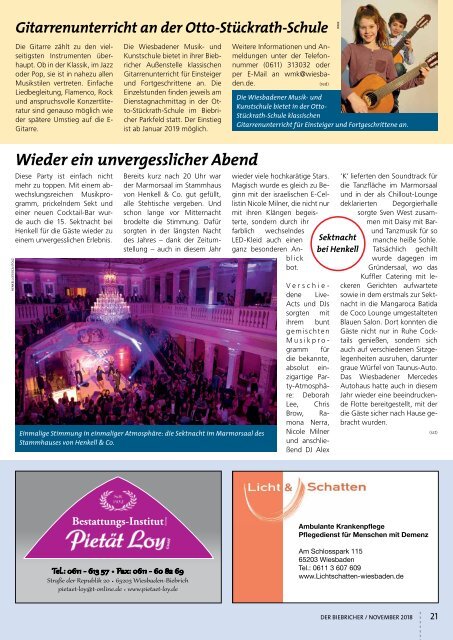 DER BIEBRICHER, Nr. 324, November 2018