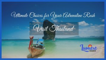 Thailand Tour Package from Kerala with Best Offers