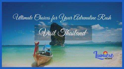 thailand tour package kerala