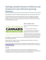 cannabis extraction business