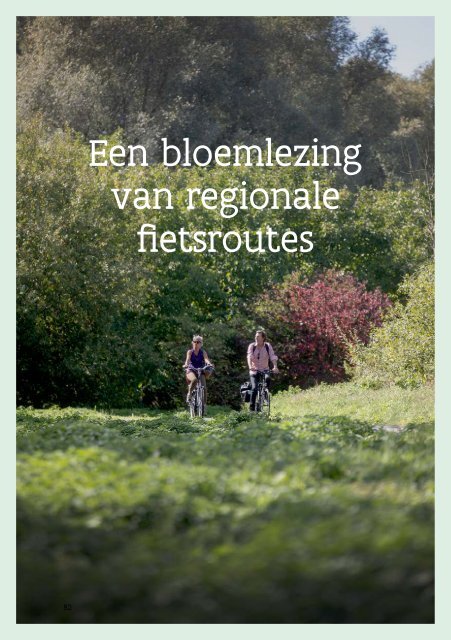 Fietsvakanties in Vlaanderen