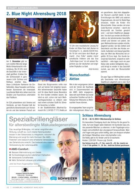 Hamburg Nordost Magazin Ausgabe 6-2018 Advent