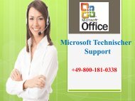 Microsoft Technischer Support 21 NOV