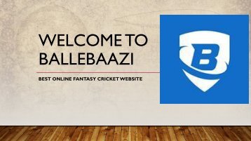 Best Site to Play Online Fantasy Cricket