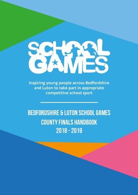 School Games County Finals Handbook 2018-2019