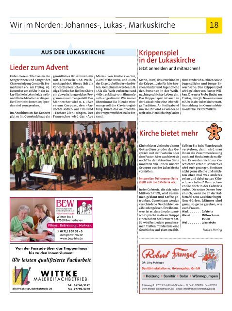 Auf Kurs, Ausgabe November 2018