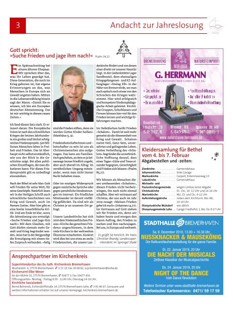 Auf Kurs, Ausgabe November 2018