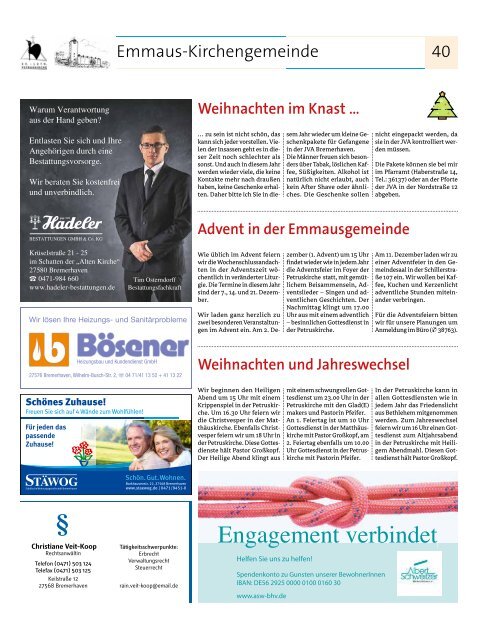 Auf Kurs, Ausgabe November 2018