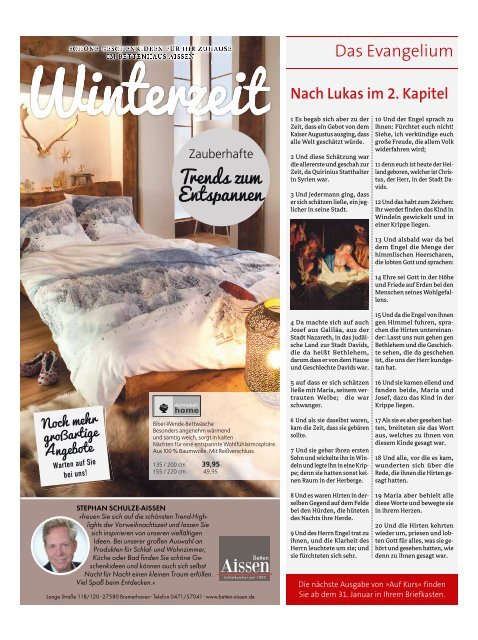 Auf Kurs, Ausgabe November 2018