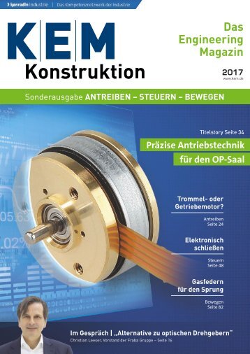 KEM Konstruktion Antreiben, Steuern, Bewegen 2017