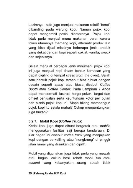 Buku Peluang Usaha IKM Kopi