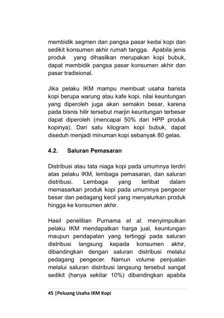 Buku Peluang Usaha IKM Kopi