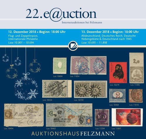 Auktionshaus Felzmann - Auktion-1022 - Philatelie