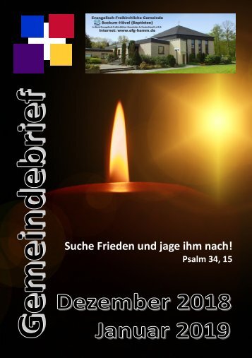 Gemeindebrief Dezember 18 Januar 19