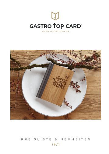 PREISLISTE 19-1 GASTROTOPCARD