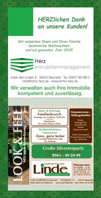 Adventsflyer2018 für Baunatal und Schauenburg