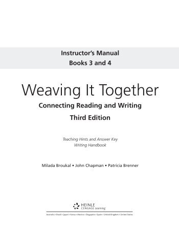 Weaving It Together