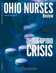 Ohio Nurses Review -  December 2018 - Part 1