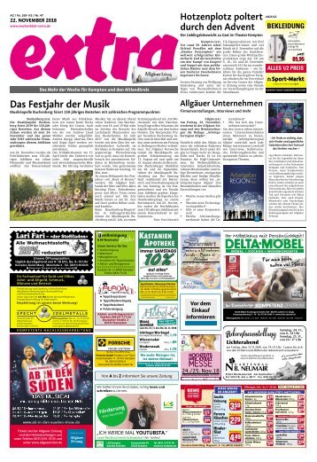 extra Kempten vom Donnerstag, 22. November