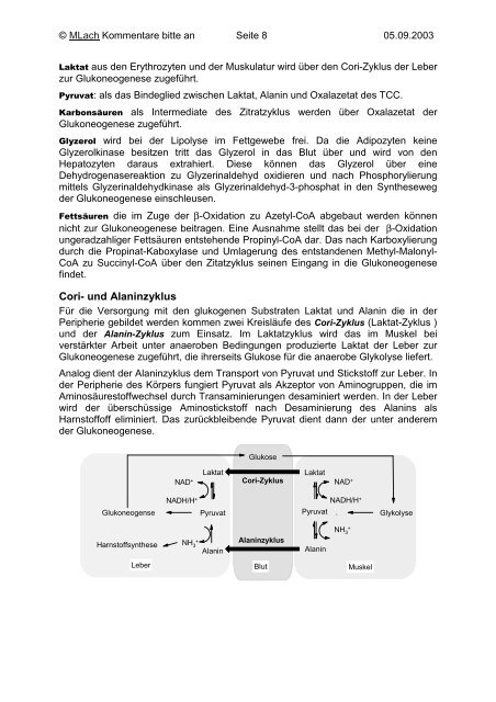 Glukosestoffwechsel - DocCheck Campus