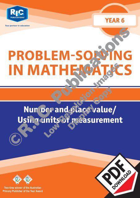 20783_Problem_solving_Year_6_Number_and_place_value_Using_units_of_measurement