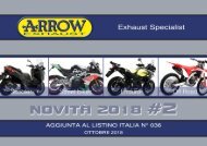 Arrow - nuovi prodotti Ottobre 2018