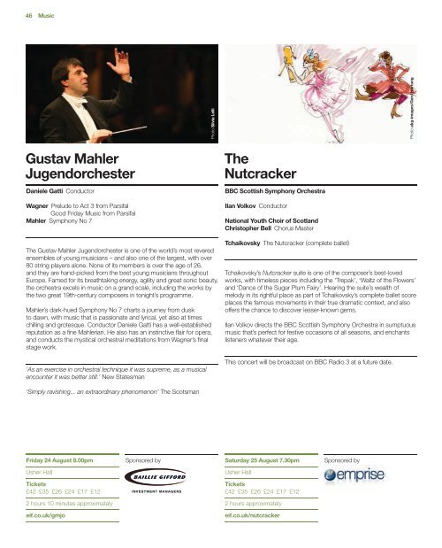 brochure in PDF - Edinburgh International Festival