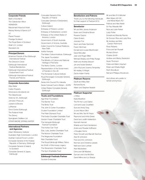 brochure in PDF - Edinburgh International Festival