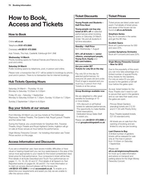 brochure in PDF - Edinburgh International Festival