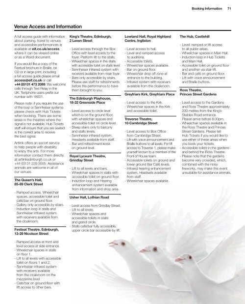 brochure in PDF - Edinburgh International Festival