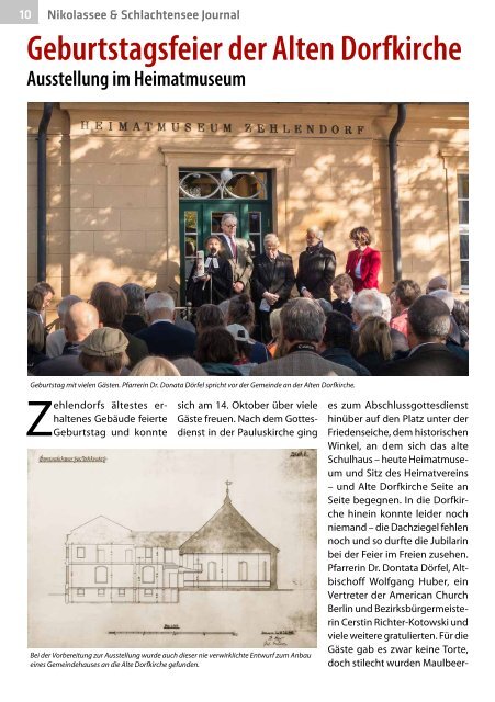 Nikolassee & Schlachtensee Journal Dez/Jan 2018
