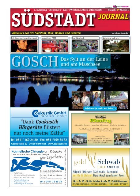 Südstadt Journal 08/2011 - LeineVision.