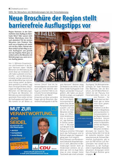 Südstadt Journal 08/2011 - LeineVision.