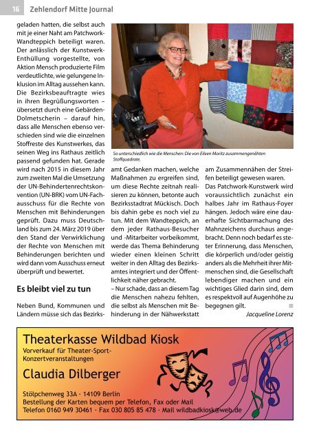 Zehlendorf Mitte Journal Dez/Jan 2018