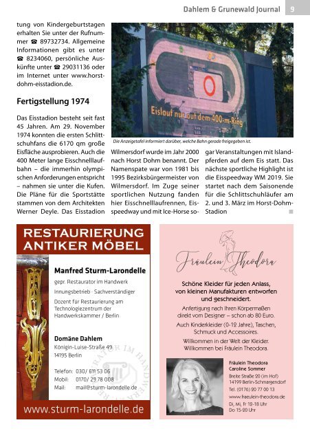 Dahlem & Grunewald Journal Dez/Jan 2018