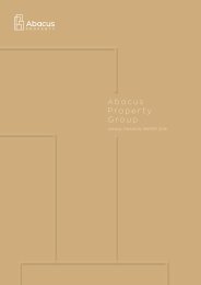 Abacus Property Group – Annual Financial Report 2018