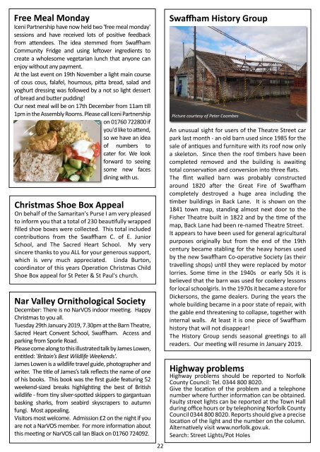 Swaffham Newsletter