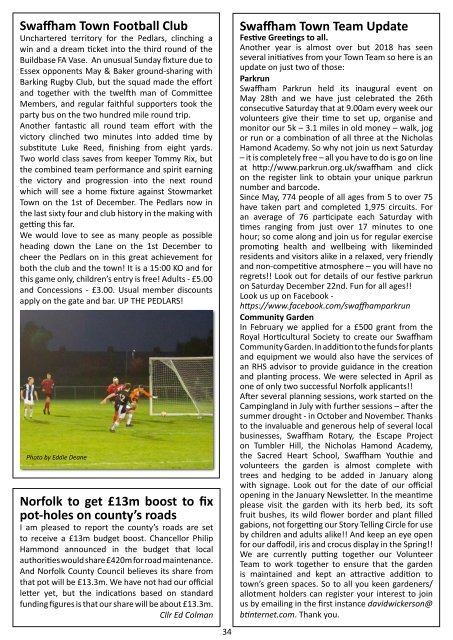 Swaffham Newsletter