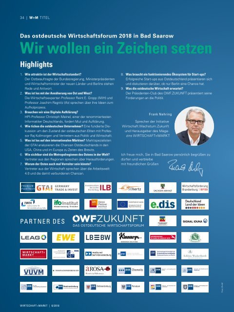 WIRTSCHAFT+MARKT 6/2018