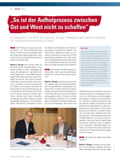 WIRTSCHAFT+MARKT 6/2018