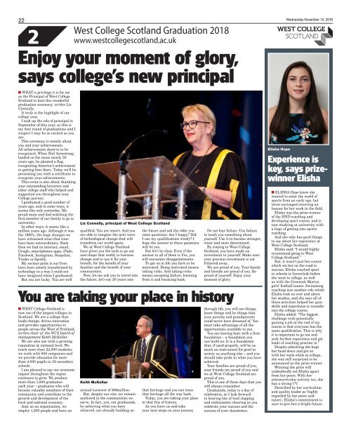 WCS Paisley Graduation Supplement 2018