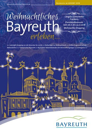 Weihnachtliches Bayreuth erleben 2018