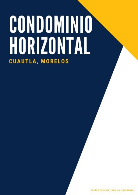 CONDOMINIO HORIZONTAL