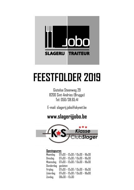 Feestfolder 2019